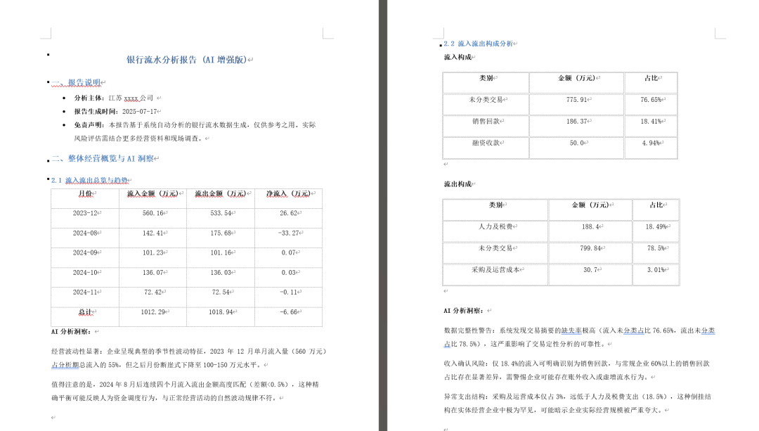 基于Dify动态解析异构银行流水：架构拆解→风控报告生成