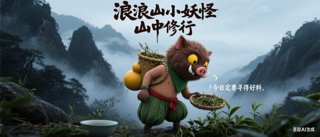 1小时用AI工具搞定一支《浪浪山》风格茶饮广告片